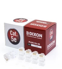 DIXON CONECTOR PLUG CAT5E RJ45 CAJA X100U