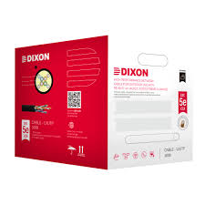 DIXON 3056 EXTERIOR, CABLE DE RED UTP CAT 5E X 305 MTS (NEGRO)